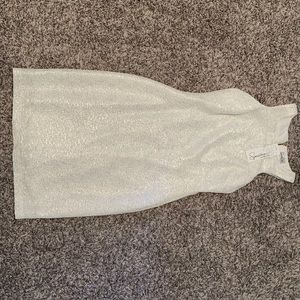White fitted dress